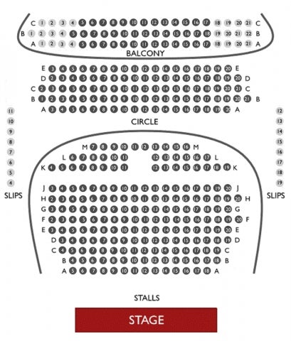 Royal Court Theatre seat plan