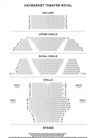 Theatre Royal Haymarket seat plan