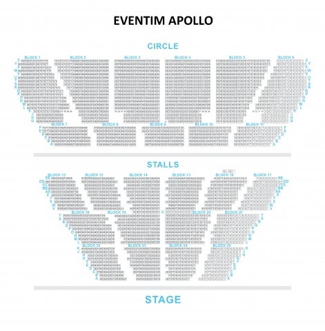 Eventim Apollo seat plan