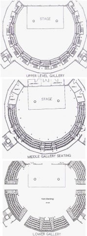 Shakespeare's Globe Seating Plan