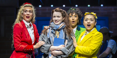 Photo credit: Heathers cast 2021 at Theatre Royal Haymarket (Photo by Pamela Raith)